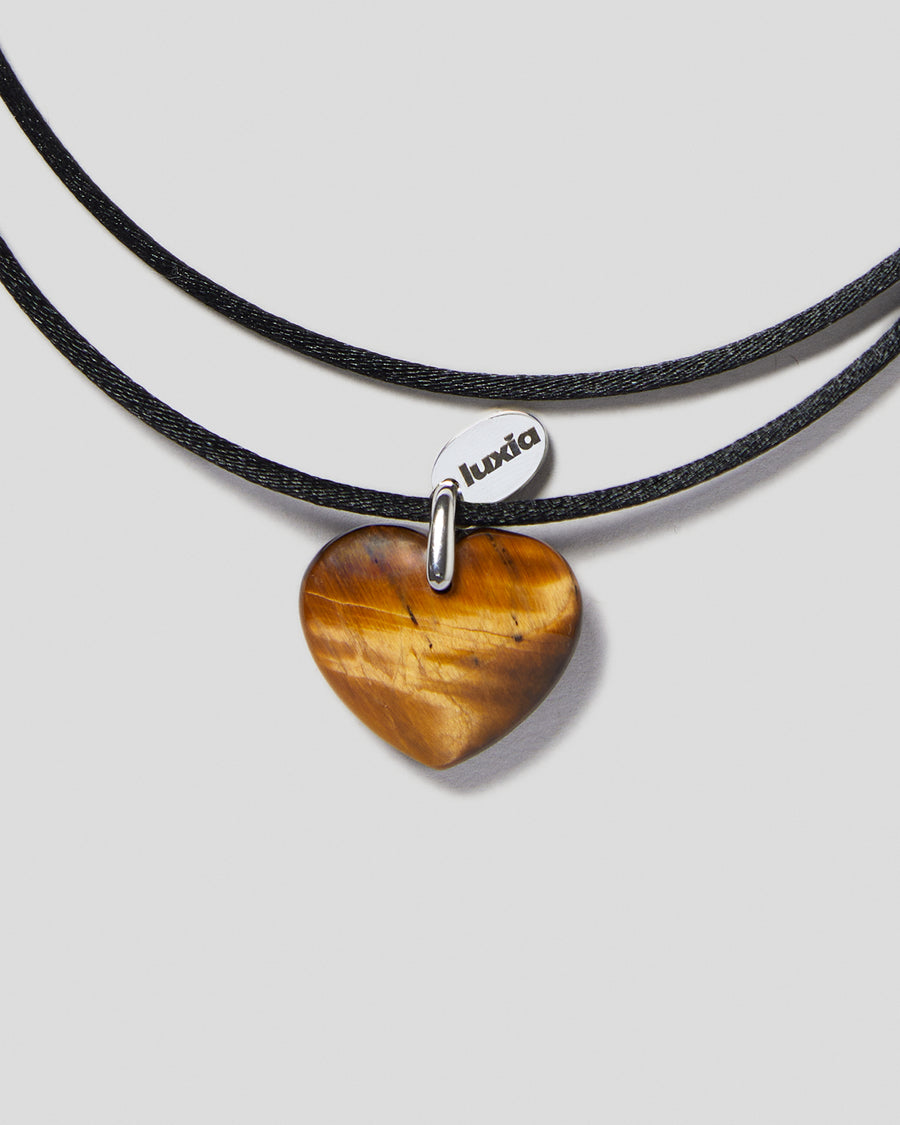 CORAZÓN OJO DE TIGRE GRANDE